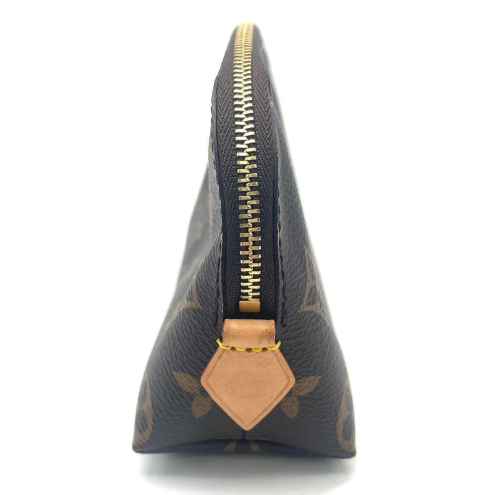 LOUIS VUITTON Authentic Brown Monogram Canvas Pochette Pouch - Picture 4 of 8